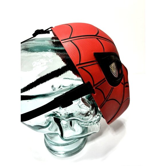 Spiderman Mask Full Face Cover Costume, Red, GUC As Is Doesn’t Function Properly - Picture 3 of 12